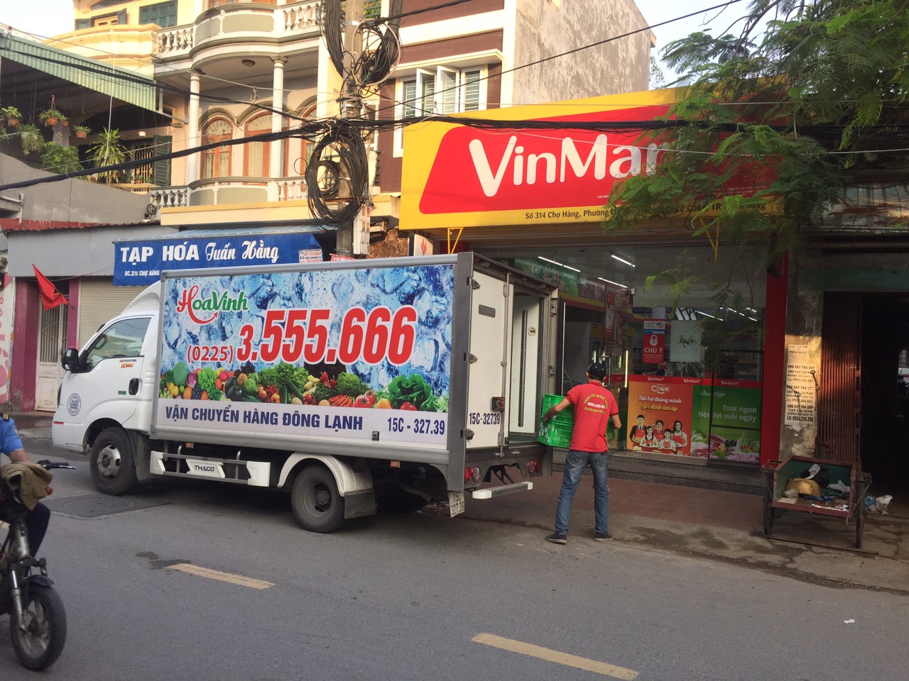 Taxi tải Hoa Vinh tại Hải Phòng- Đồng hành cùng những TẬP ĐOÀN 